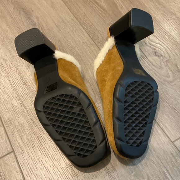 AEROSOLES Mule Heels Brown Leather Lined Size 8 NWOT - Picture 6 of 9